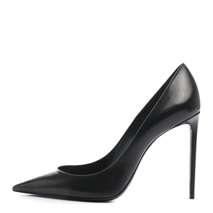 Saint Laurent Calfskin Zoe 105 Pumps 38 Black 1 of 9