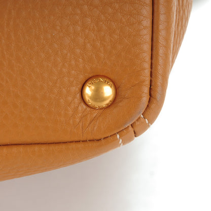 Prada Vitello Daino Side Pocket Tote Caramel 12 of 14