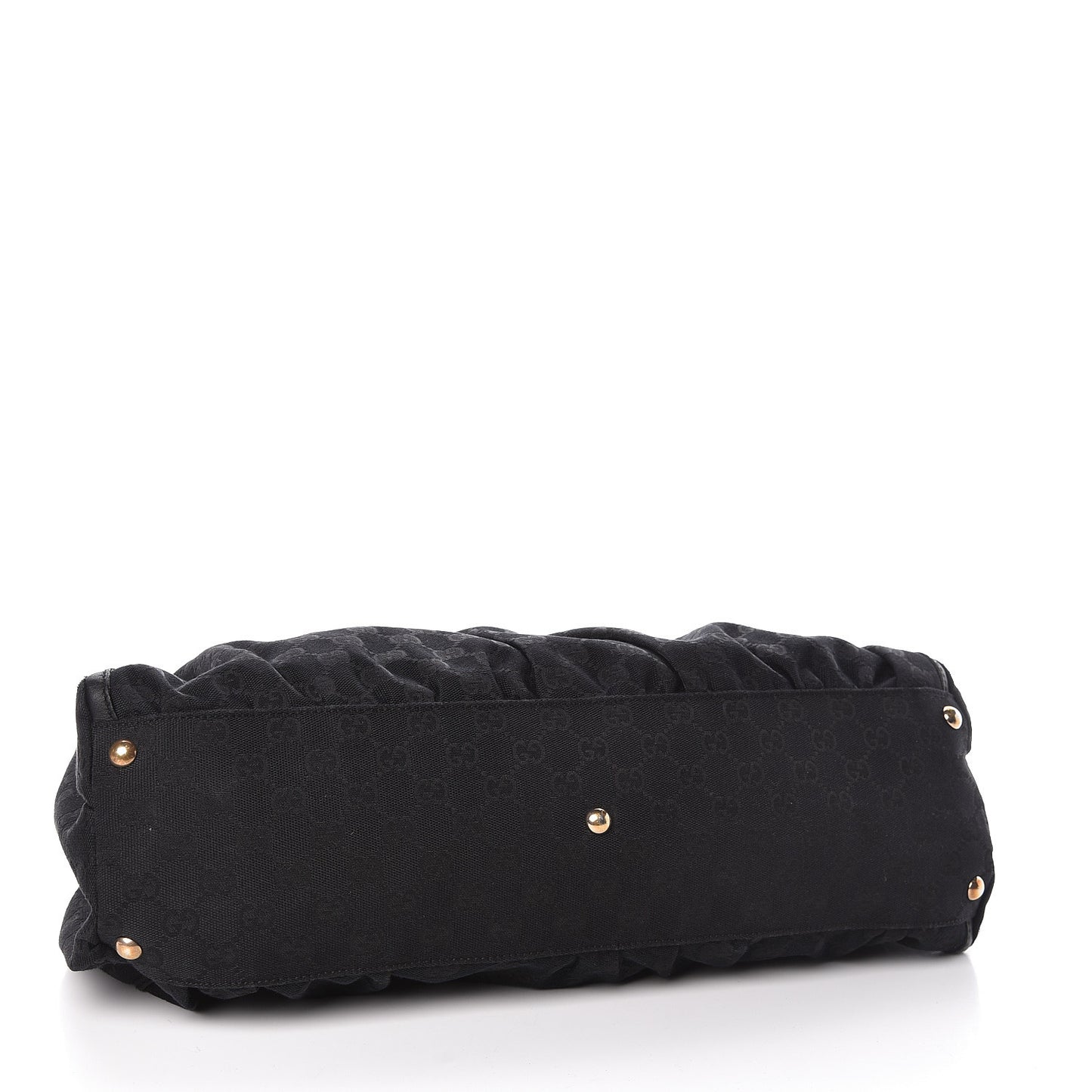 Monogram D Gold Large Shoulder Bag Black