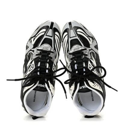 Balenciaga Mesh Rubber Womens Drive Sneakers 37 Light Grey Black 2 of 9