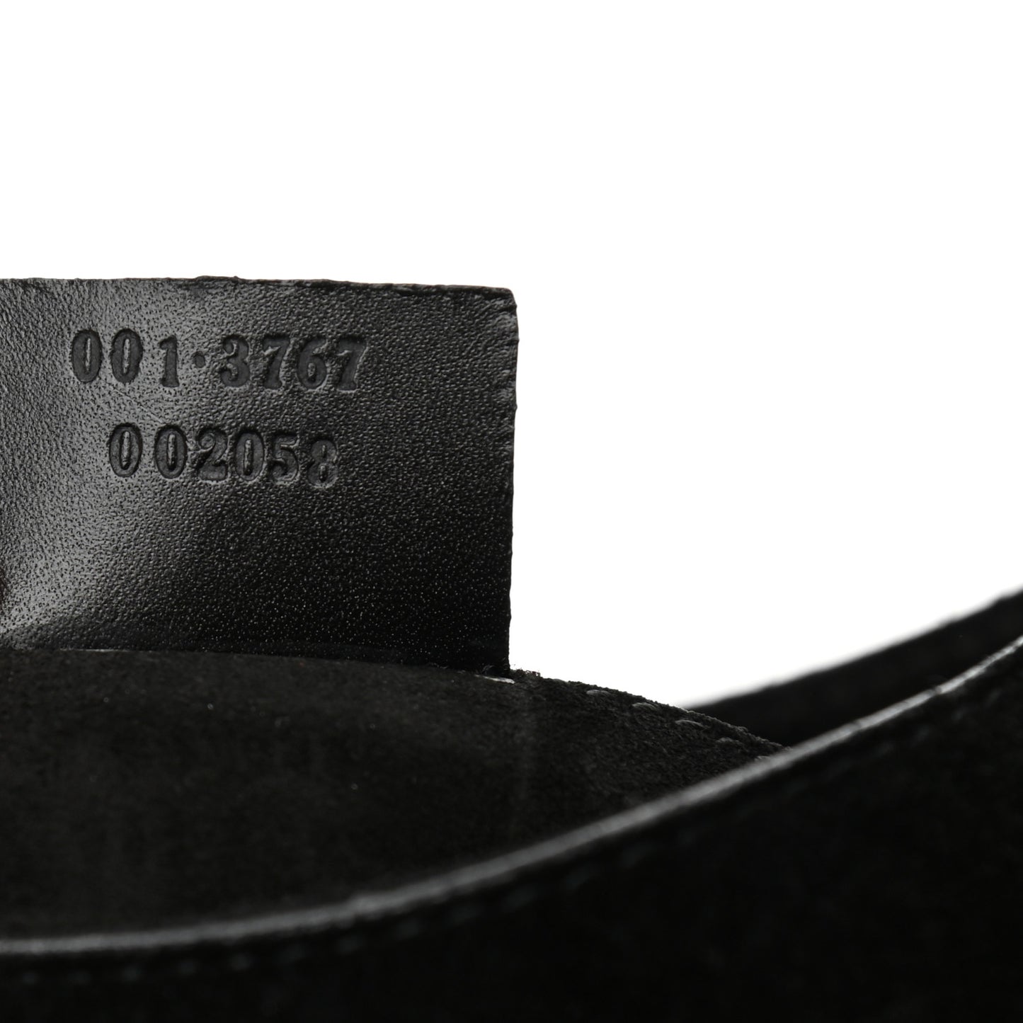 Suede Logo Hobo Bag Black