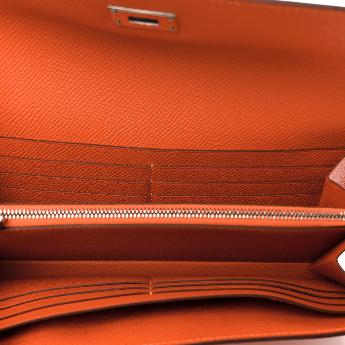 Epsom Kelly Longue Wallet Orange
