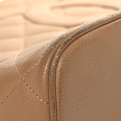 Chanel Caviar Quilted Medallion Tote Beige 11 of 15