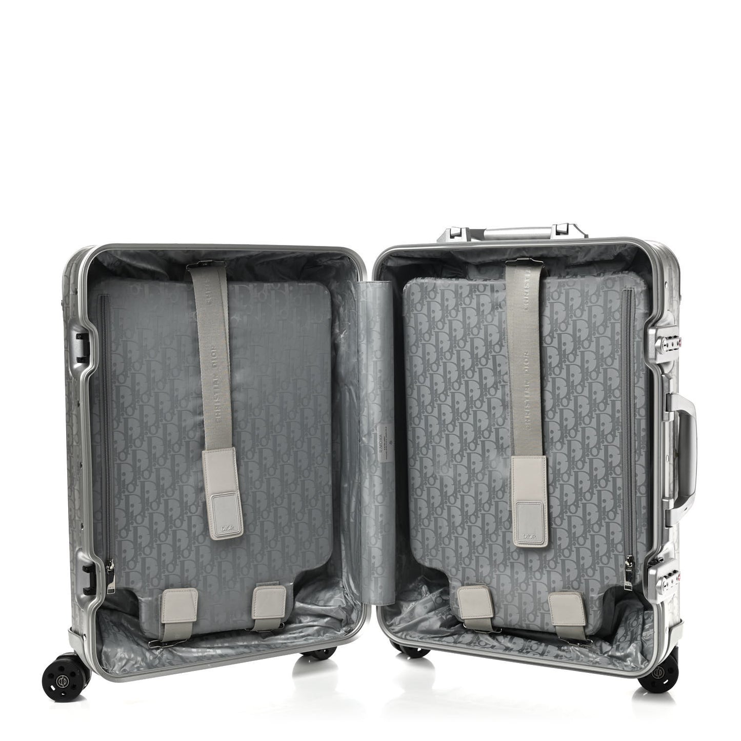 X RIMOWA Aluminum Gradient Cabin Luggage Silver