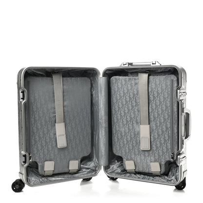 Christian Dior X RIMOWA Aluminum Gradient Cabin Luggage Silver 4 of 13