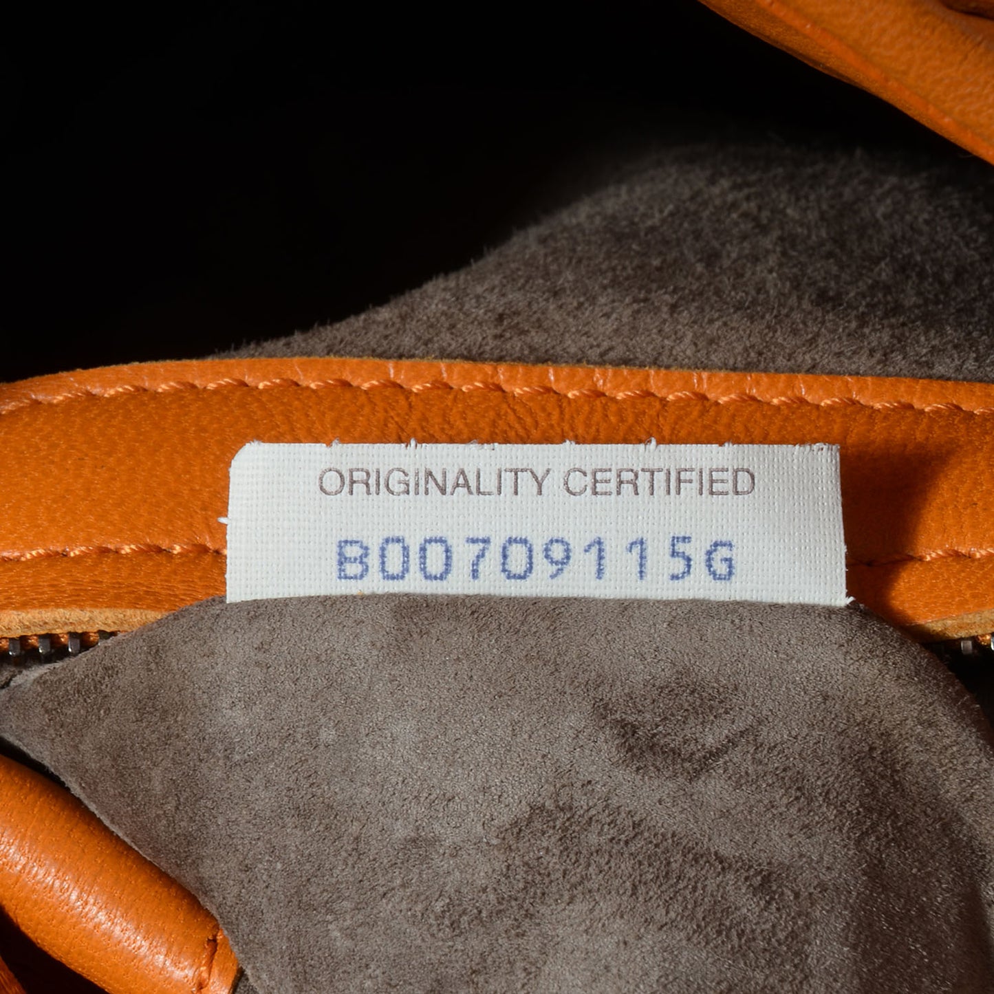 Nappa Intrecciato Woven Double Strap Parachute Tote Tangerine