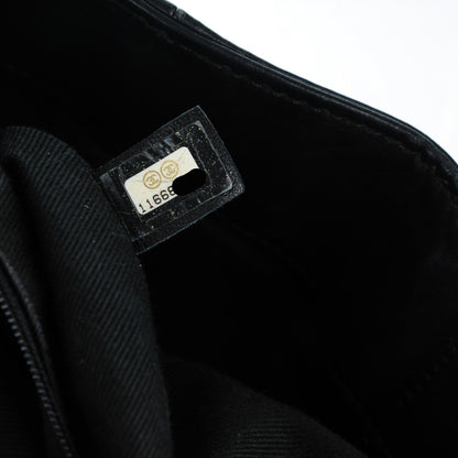 Chanel Calfskin Large Expandable Messenger Black 7 of 7