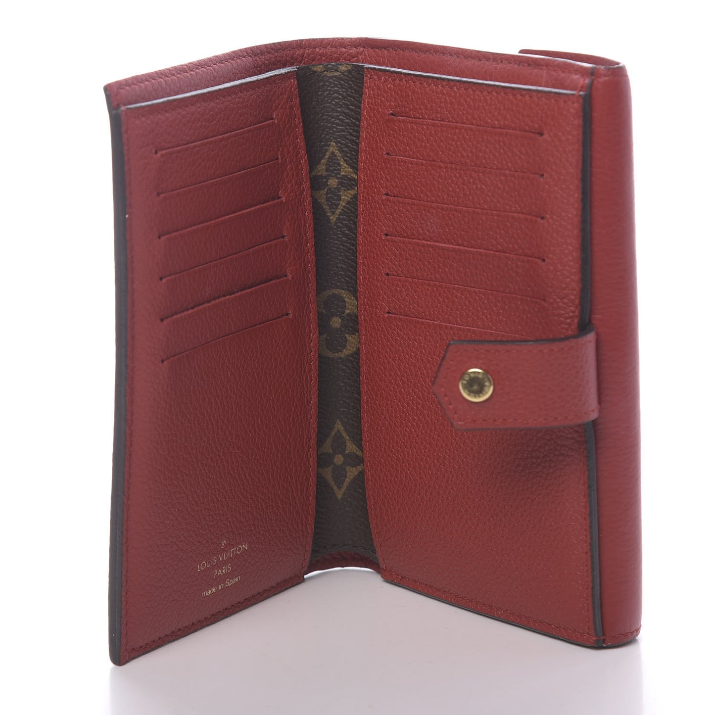 Monogram Pallas Compact Wallet Cherry