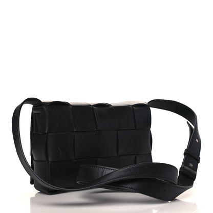 Bottega Veneta Lambskin Maxi Intrecciato Cassette Crossbody Bag Black 3 of 11