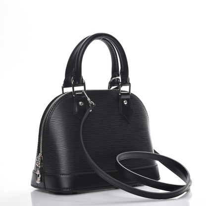 Louis Vuitton Epi Alma BB Black 4 of 9