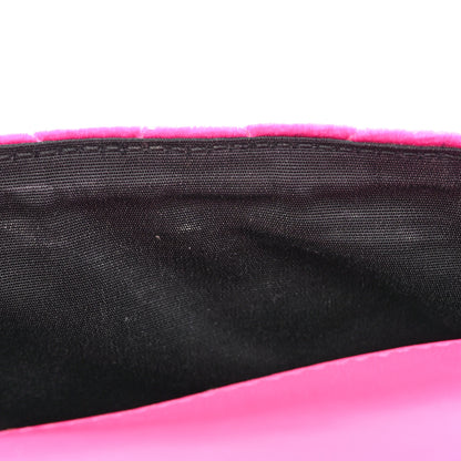 Versace Velvet Quilted Medusa Chain Crossbody Pink 11 of 11