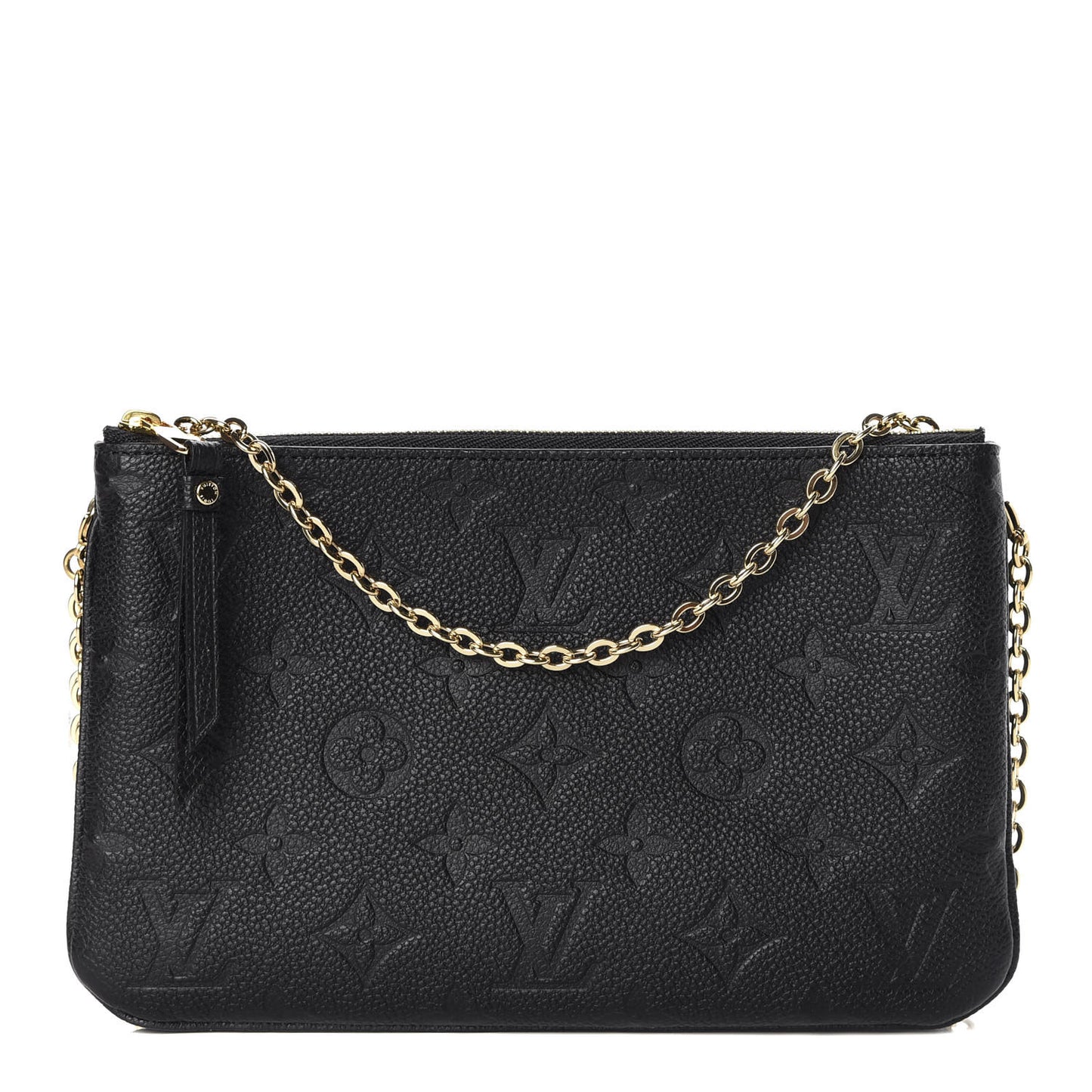 Empreinte Double Zip Pochette Black