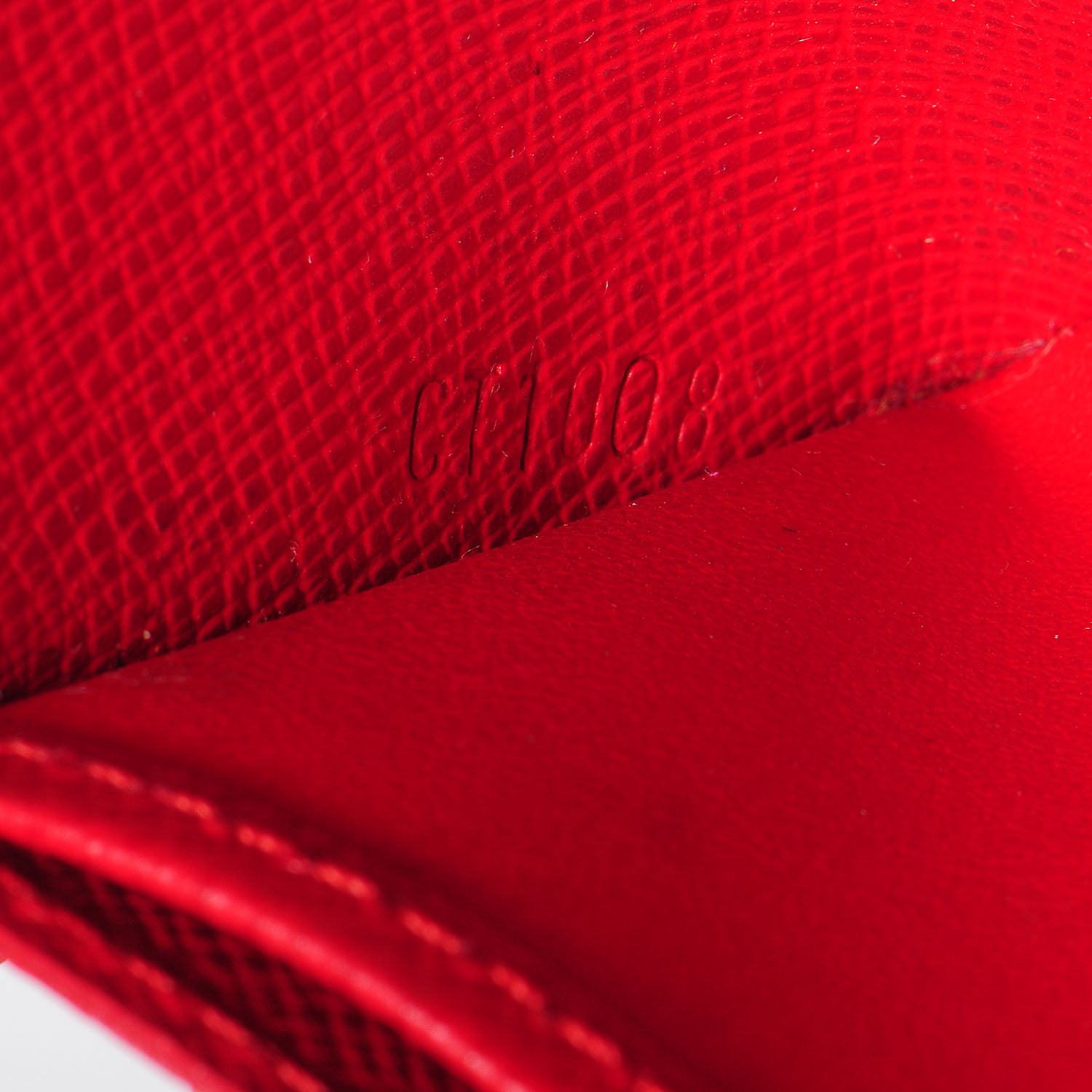 Louis Vuitton Damier Ebene Complice Trunks and Bags Key Pouch Red 7 of 7
