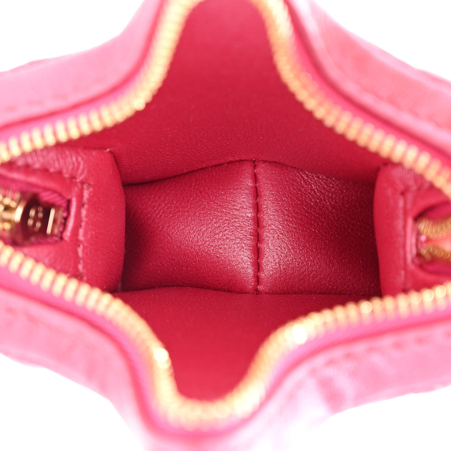 Chanel Mirror Calfskin Metallic Lambskin Quilted Hollywood Boulevard Mini Flap With Star Coin Purse Pink 7 of 13