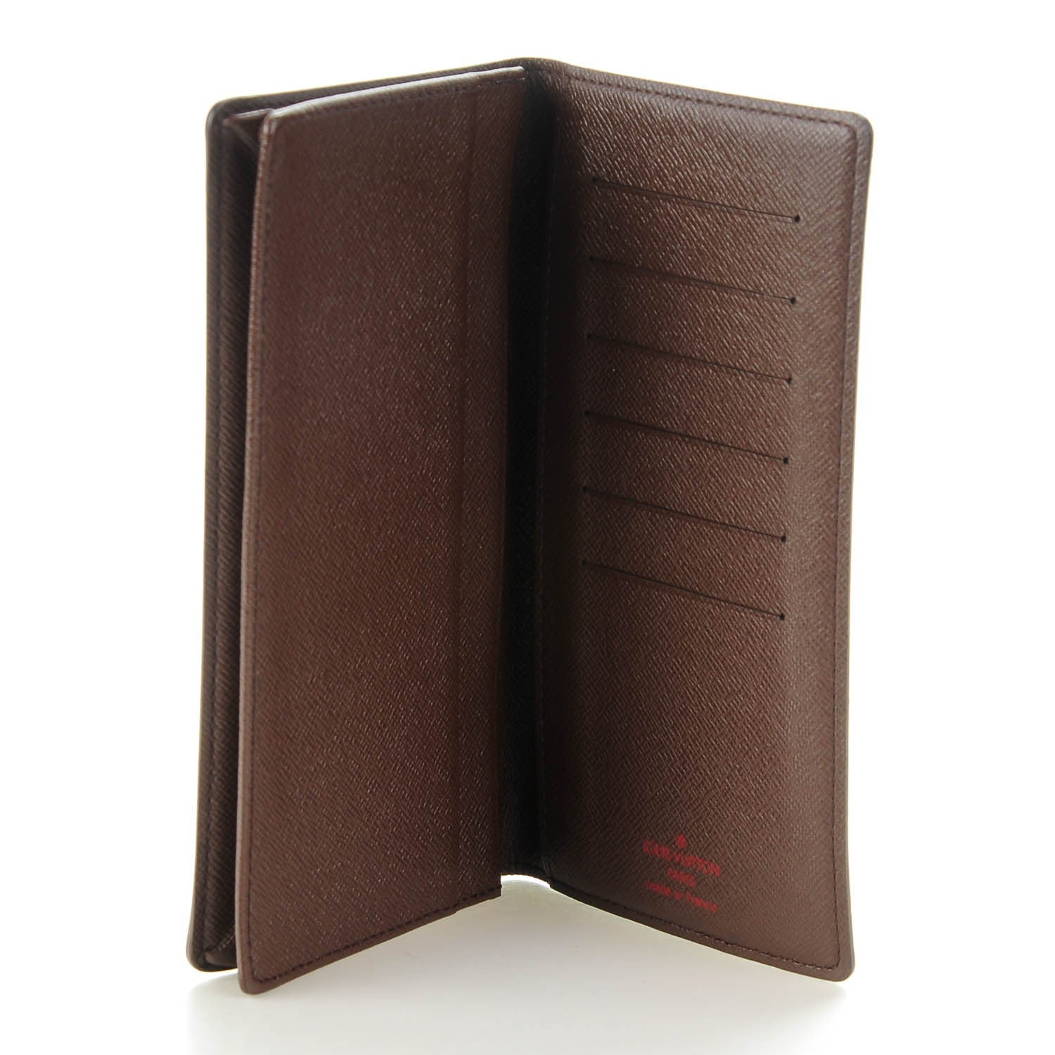 Louis Vuitton Damier Ebene Porte-Cartes Credit Yen Checkbook Wallet 5 of 7