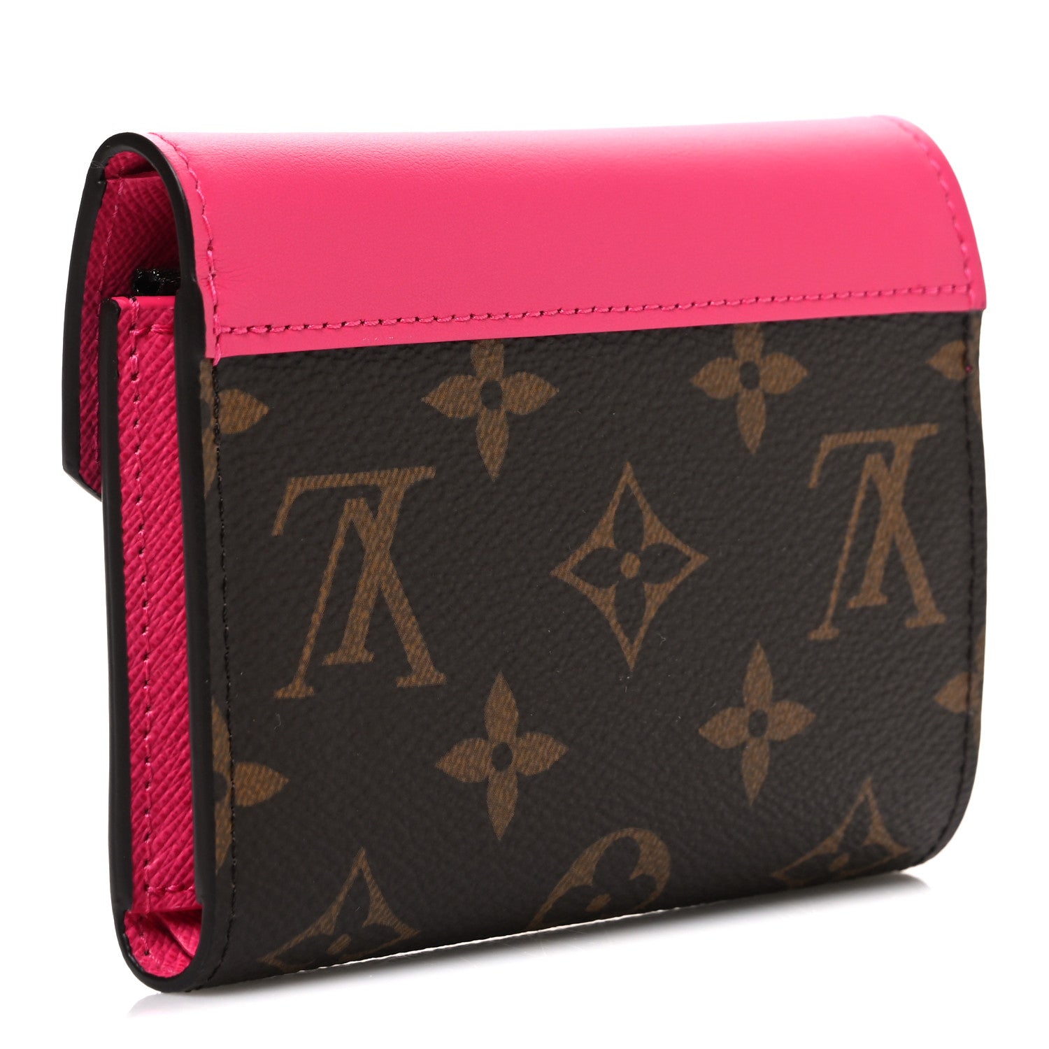 Louis Vuitton Monogram Victorine Wallet Fuchsia Brown 3 of 6