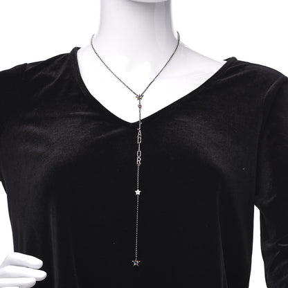 Christian Dior Crystal J'Adior Long Necklace Ruthenium Multicolor 2 of 5