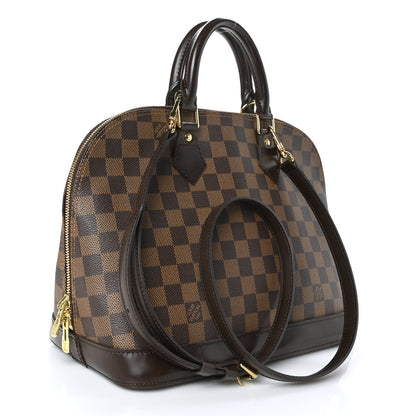 Louis Vuitton Damier Ebene Alma PM 3 of 9