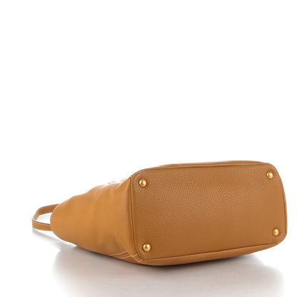 Prada Vitello Daino Side Pocket Tote Caramel 4 of 14