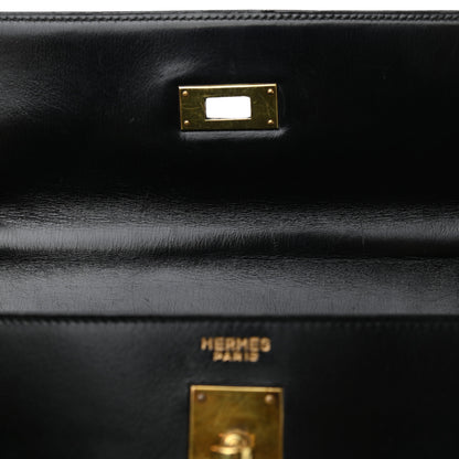 Hermes Box Kelly Retourne 32 Black 20 of 22