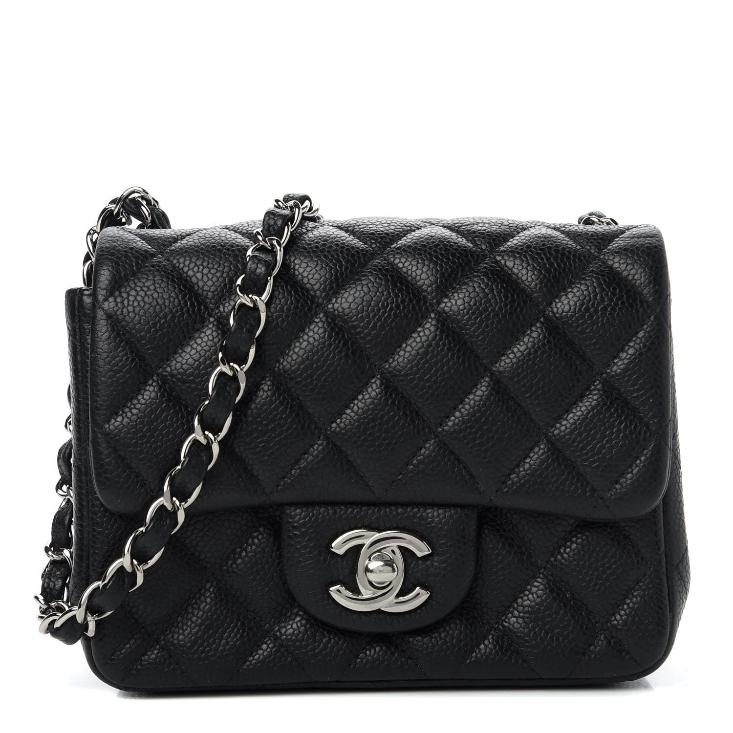Chanel Caviar Quilted Mini Square Flap Black 1 of 11