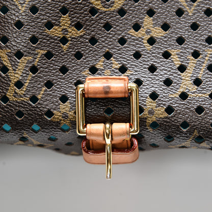 Louis Vuitton Monogram SC Flore Saumur Teal 9 of 12