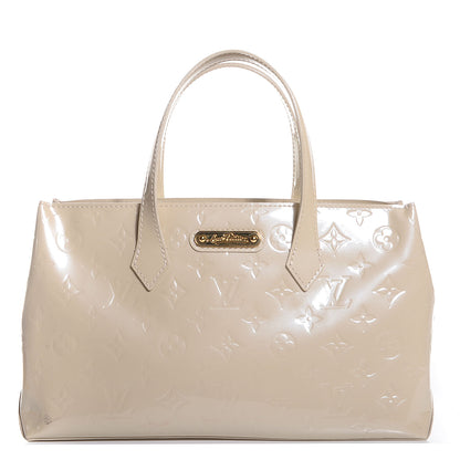 Louis Vuitton Vernis Wilshire PM Blanc Corail 1 of 7