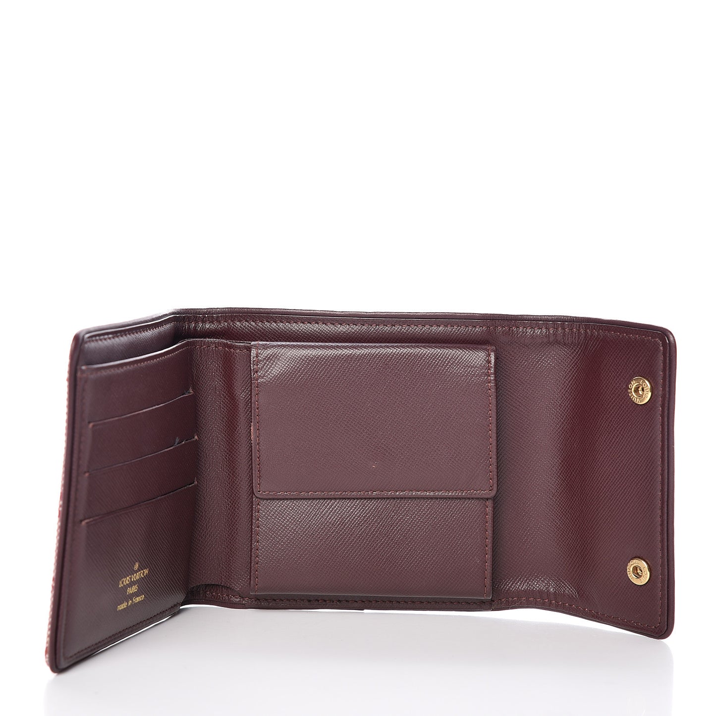Mini Monogram Compact Wallet Cherry