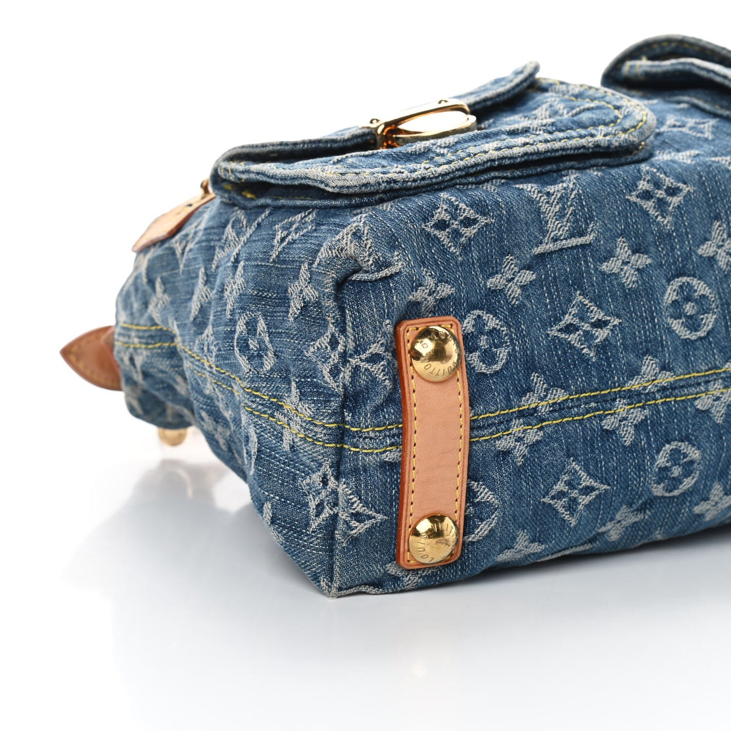 Monogram Denim Baggy PM Blue