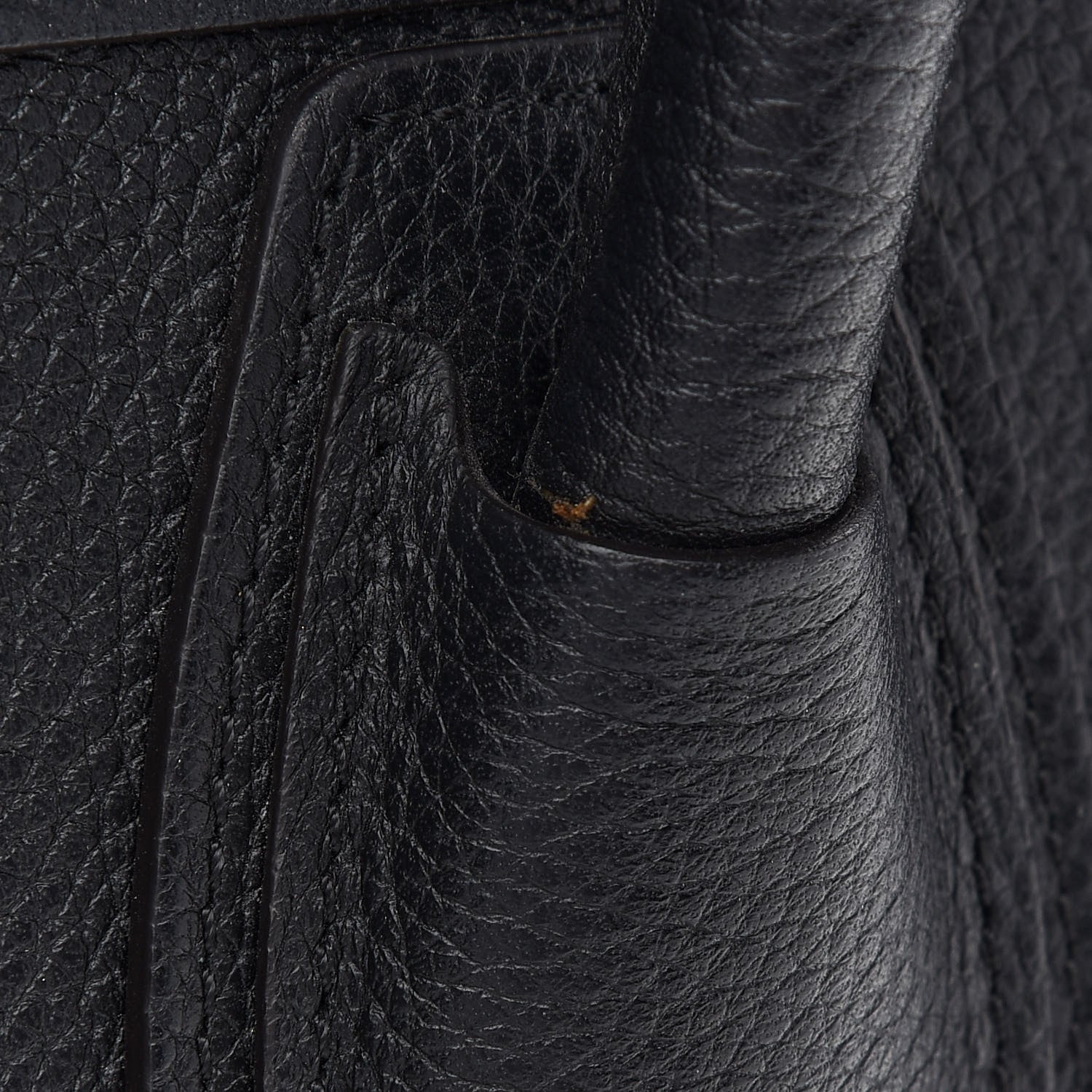 Celine Drummed Calfskin Mini Luggage Black 9 of 11