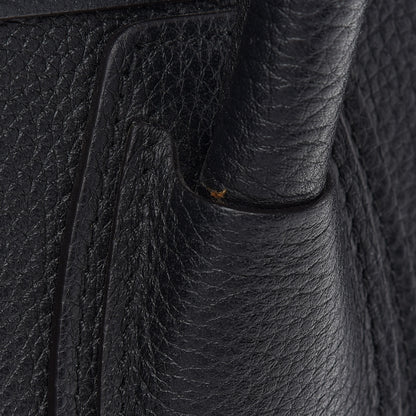 Celine Drummed Calfskin Mini Luggage Black 9 of 11