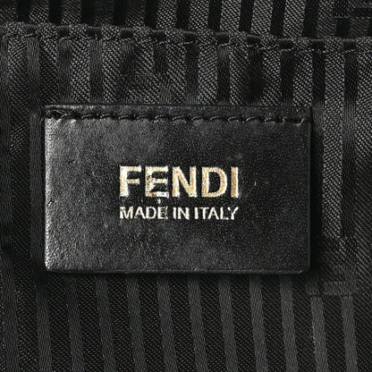 Fendi Patent Canvas Small Chameleon Tote Black 6 of 10