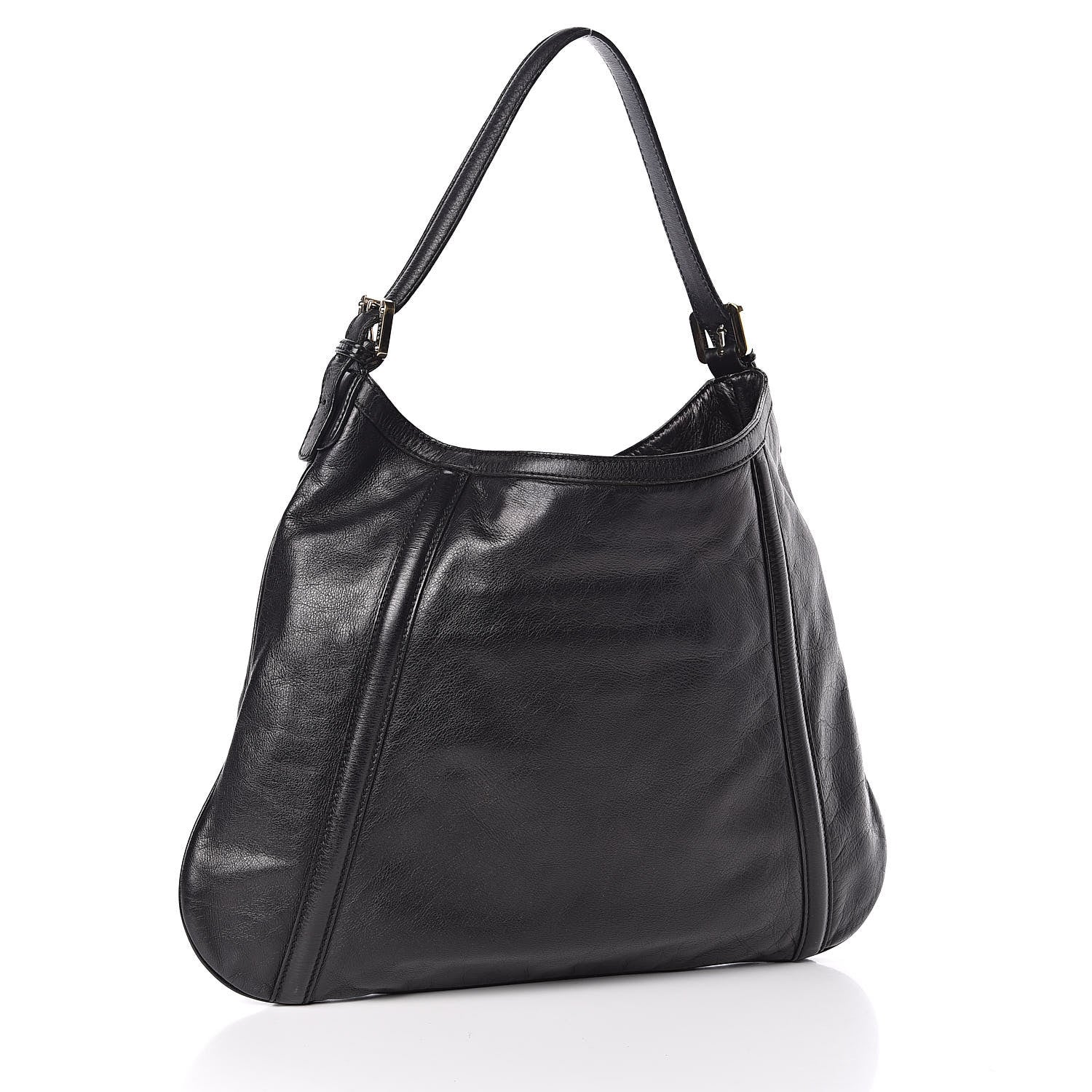 Gucci Calfskin Medium Britt Hobo Black 3 of 10