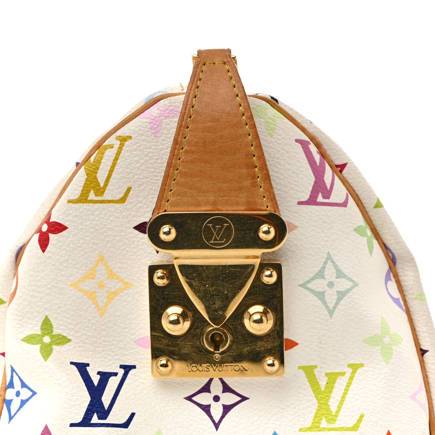 Monogram Multicolor Speedy 30 White