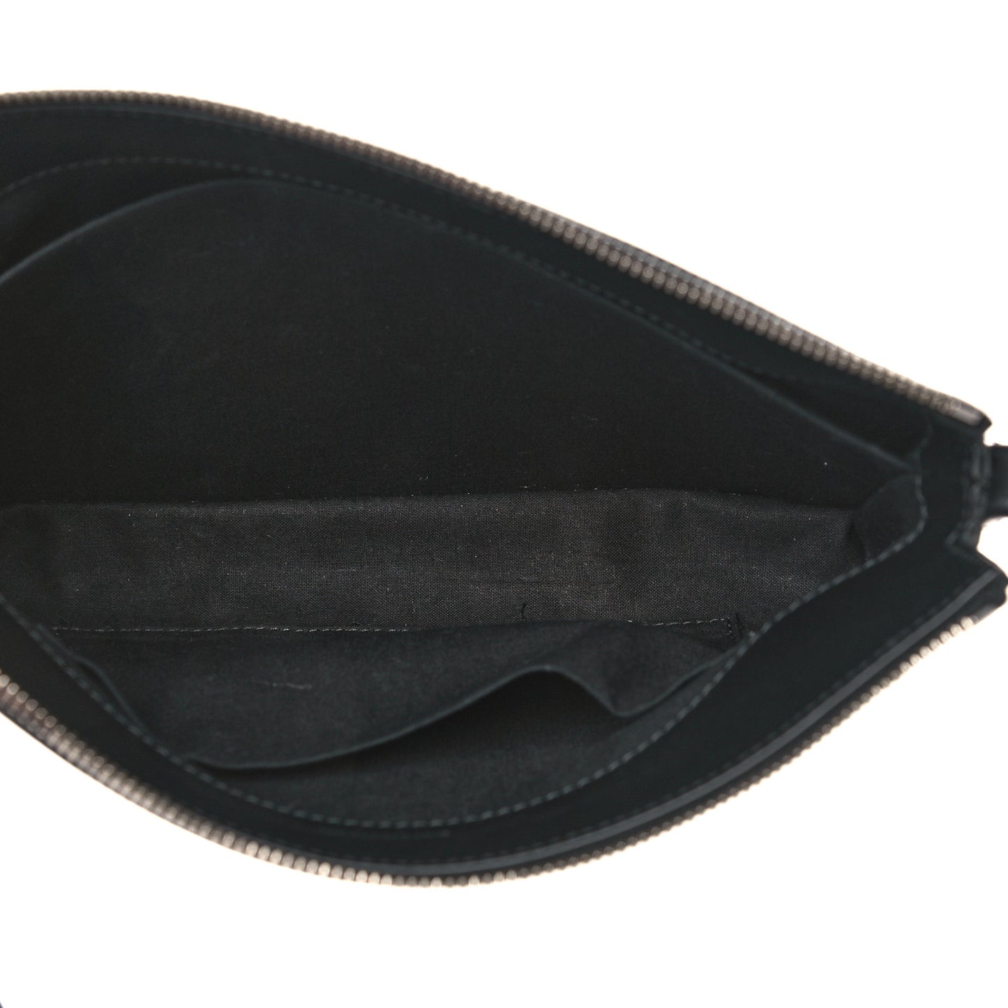 Calfskin Logo Shouder Bag Black