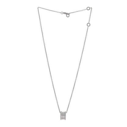 Bulgari 18K White Gold B.Zero1 Pendant Necklace 3 of 4