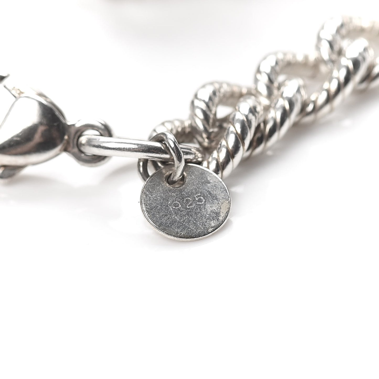 Sterling Silver Gift Box Charm Link Bracelet