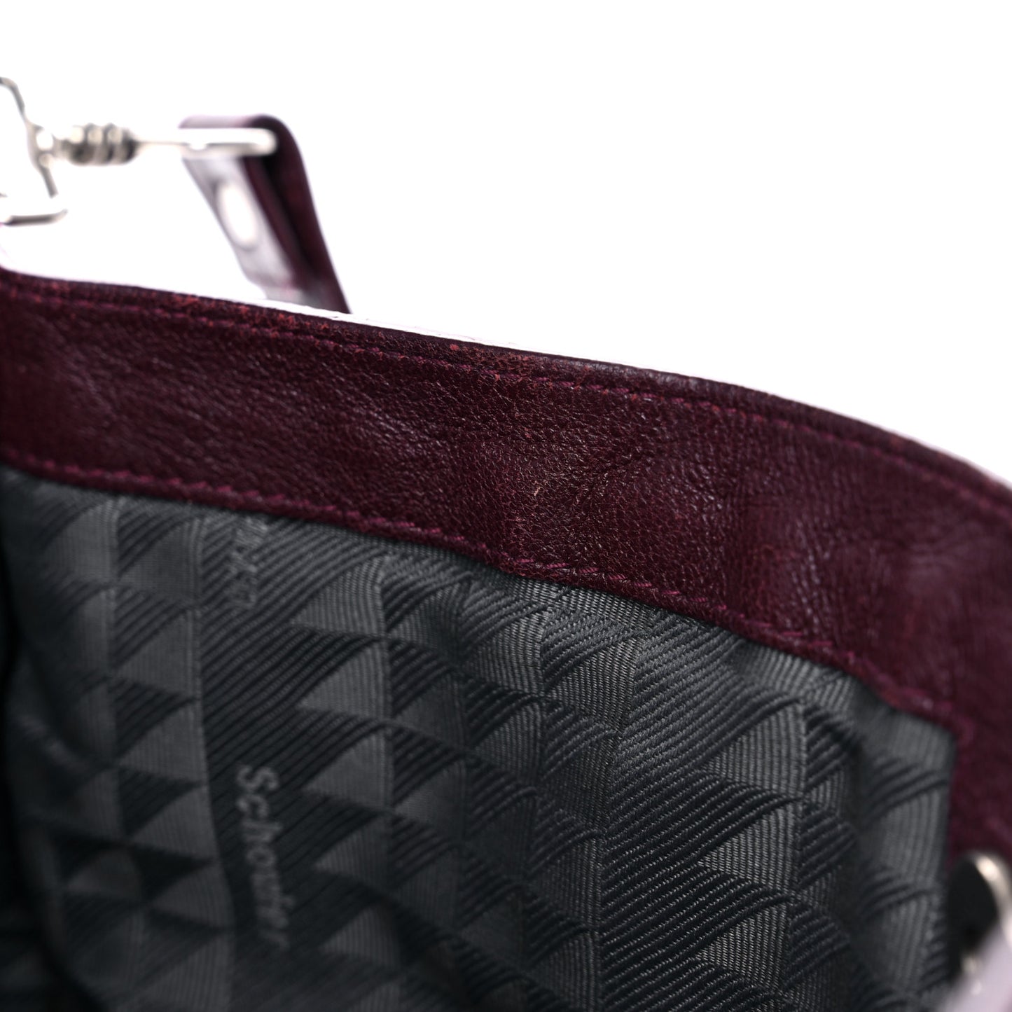 Lambskin PS1 Large Satchel Oxblood