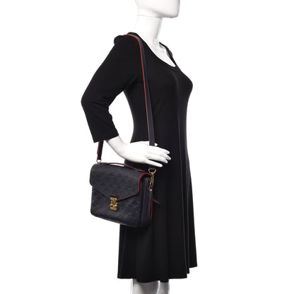 Louis Vuitton Empreinte Pochette Metis Marine Rouge 2 of 11