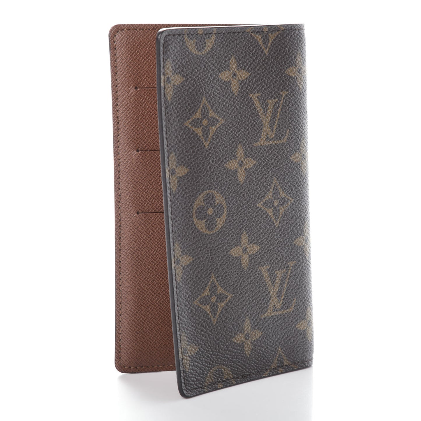 Monogram Checkbook Holder Case Wallet
