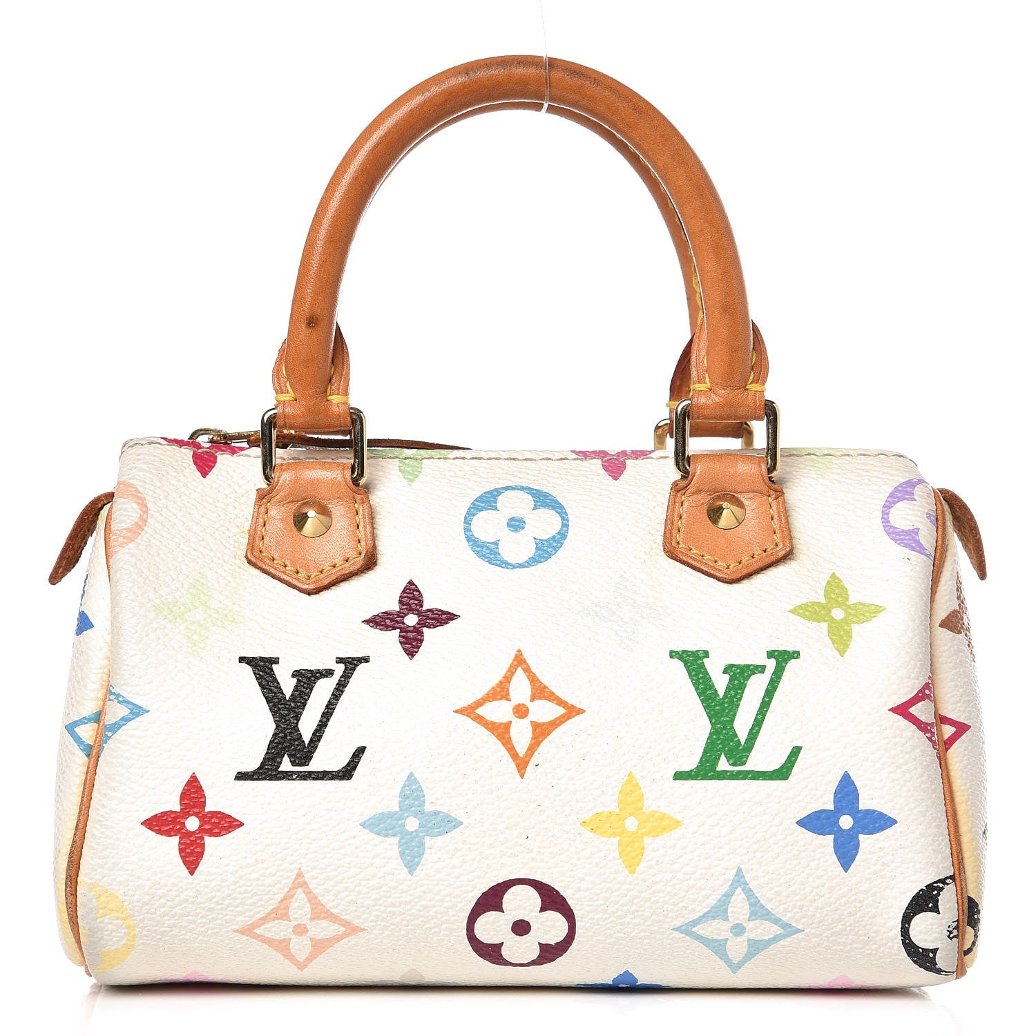 Louis Vuitton Monogram Multicolor Mini Sac HL Speedy White 1 of 11