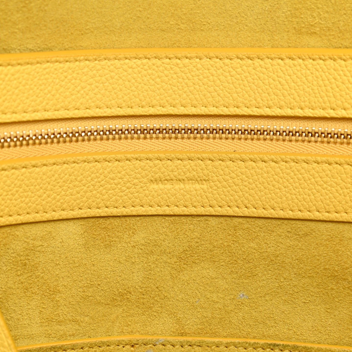 Soft Grained Calfskin Small Belt Cabas Phantom Citron