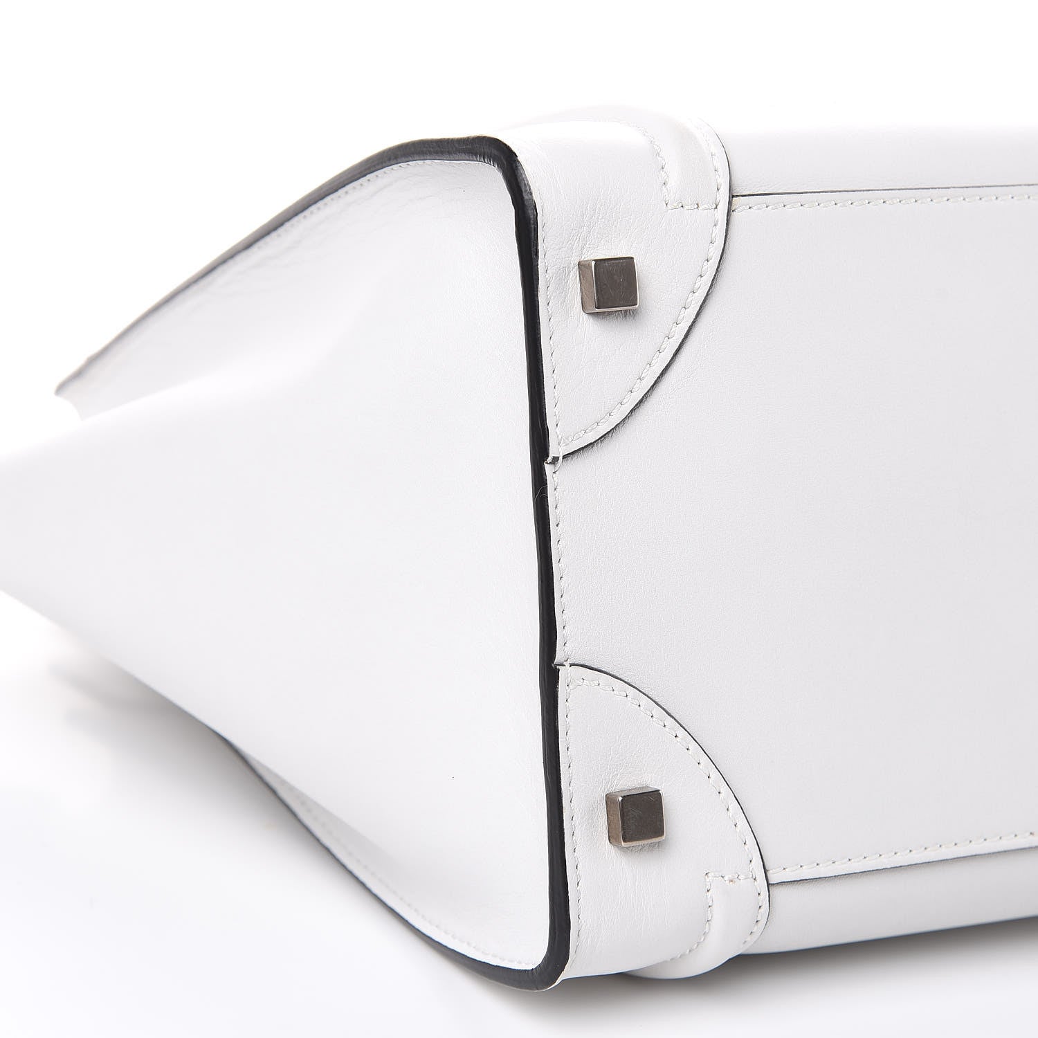 Celine Smooth Calfskin Mini Luggage White 7 of 10