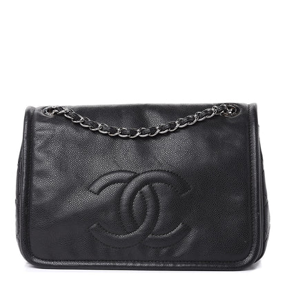 Chanel Caviar Large Timeless CC Flap Black 1 of 19