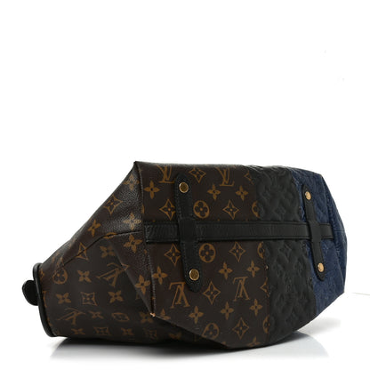 Louis Vuitton Monogram Stripes Medium Bag Marine 4 of 10