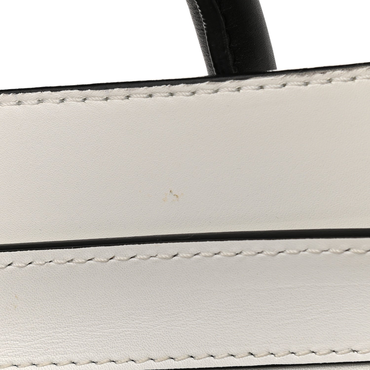 Celine Satin Calfskin Mini Bi-Color Luggage White Black 14 of 14