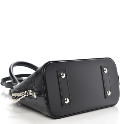 Louis Vuitton Epi Alma BB Black 4 of 9