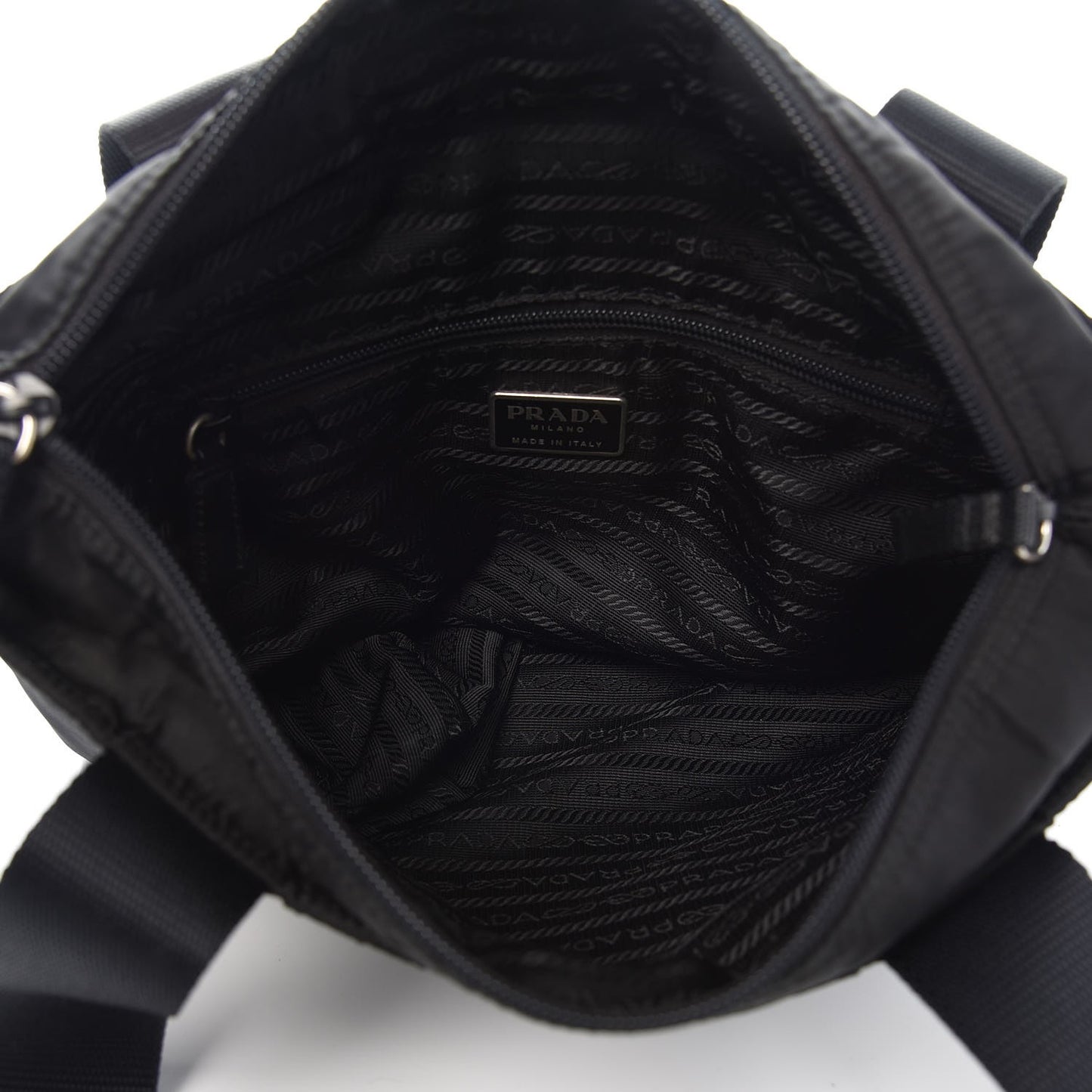 Tessuto Nylon Shoulder Bag Black