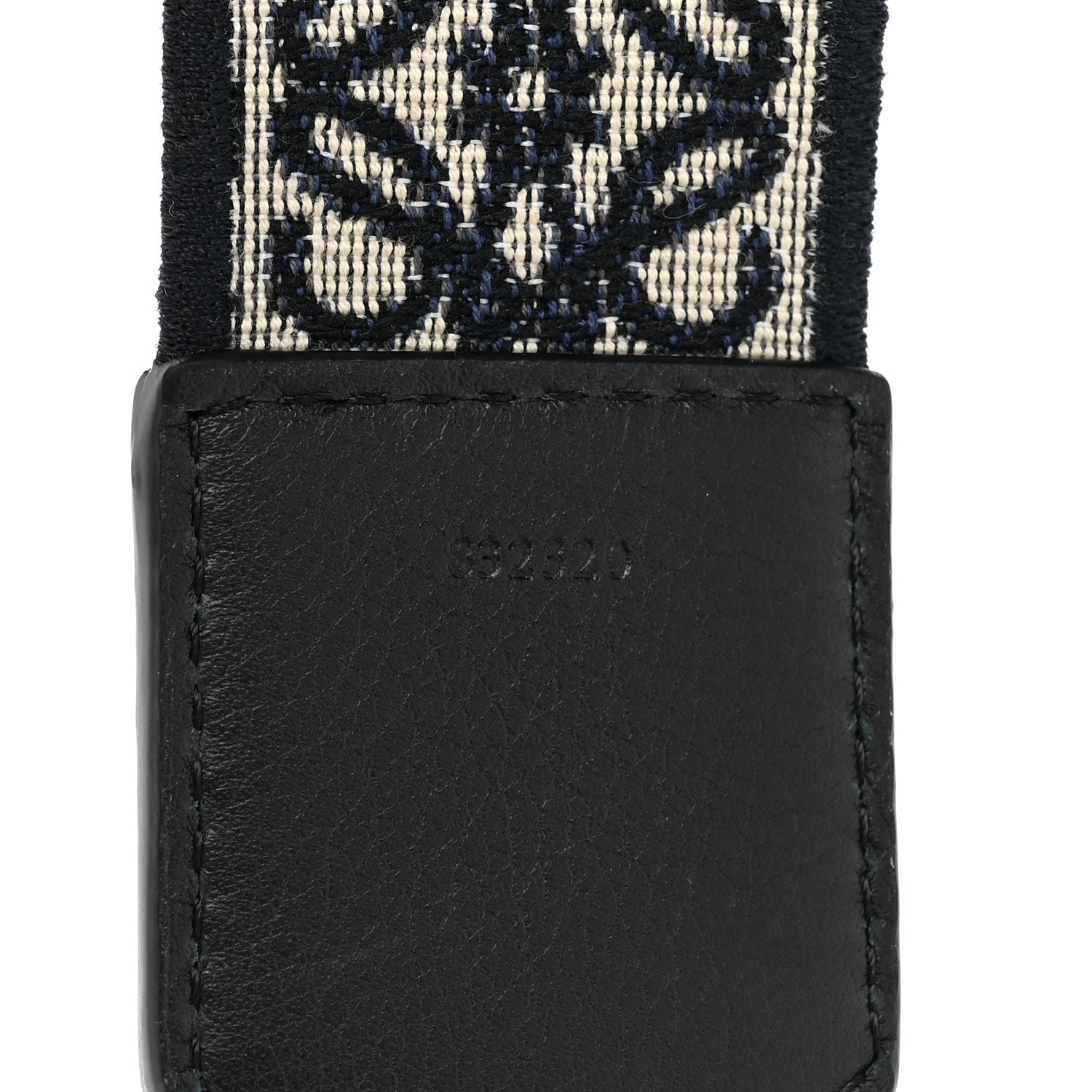 Loewe Calfskin Jacquard Anagram Strap Black 4 of 6