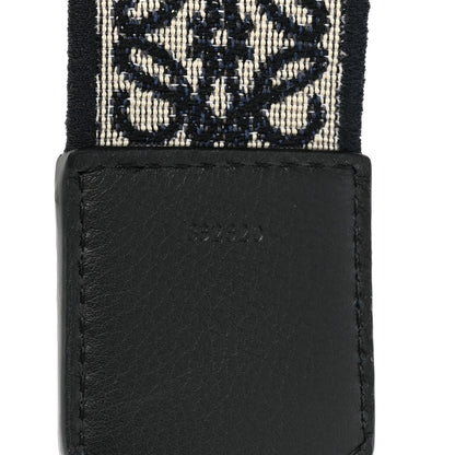 Loewe Calfskin Jacquard Anagram Strap Black 4 of 6